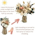 thumbnail image 4 of 100pcs Artificial Flower Arrangements with Vase Included, Dining Table Centerpiece, Thanksgiving Christmas Pampas Grass Floral Centerpieces, Coffee Table Decor, Faux Flowers in Vase, Centro de Mesa, 4 of 8
