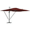 thumbnail image 1 of Outsunny Parasol Déporté 10 Pieds x 13 Pieds avec Sangles Coupe-Vent, Rouge, 1 of 10