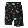 thumbnail image 2 of Yiaed Gamepads Print Men's Swim Trunks with Lining Quick Dry Sports Shorts Beach Shorts Boardshorts-Small, 2 of 5