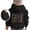 R16-Black, variant on RMGVDSD Girls Hoodies & Sweatshirts Fall Winter Clothes Casual Letter Print Pullover Hooded Sweatshirt Tops for Kids School Daily Wear 9-10 Years