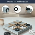 thumbnail image 6 of American Art Decor Rustic Magnetic Tic Tac Toe Board Game Set for Family - 15" x 15" x 2.5", 6 of 6
