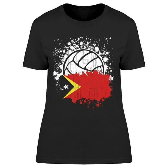 Volleyball Team Of Timor Leste T-Shirt Women -Image by Shutterstock Women T-Shirt, Female Small
