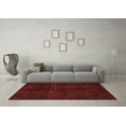 thumbnail image 3 of Ahgly Company Indoor Round Oriental Red Modern Area Rugs, 4' Round, 3 of 4