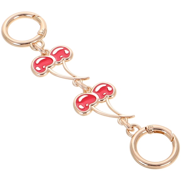 KHBUAB Cherry Purse Chain Extender Golden Alloy Versatile and Stylish