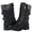 Black, variant on GLOBALWIN Women's Black Mid Calf Lace Up Combat Boots 7.5M