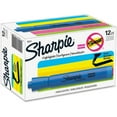 thumbnail image 2 of Sharpie Accent Smear Guard Tank Style Highlighter, Chisel Tip, Blue, Pack of 12, 2 of 3