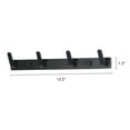thumbnail image 2 of REGALWOVEN 1 Pack Coat Rack Wall Mount, Coat Hook, Hat Rack, Wall Hooks for Entryway, Bathroom, Bedroom Black 4 Hooks, 2 of 7