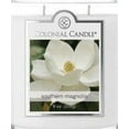 thumbnail image 5 of Colonial Candle Southern Magnolia 8 Oz 2 Wick Candle, White, 5 of 5