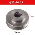 thumbnail image 1 of V-Belt pulley A Type Sinlge Slot Pulley Motor Cast Iron Dia Power Tool Accessory, 1 of 7