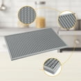 thumbnail image 4 of Unique Bargains Heat Resistant Silicone Mat for Kitchen Counter Gray, 4 of 6