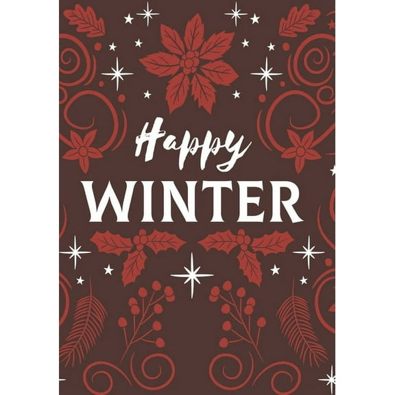 Happy Winter : Creative Haven Snowflake Mandalas Coloring Book (Creative Haven Coloring Books) (Paperback)