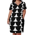thumbnail image 2 of Vestido holgado con bolsillos y gafas de sol para mujer, vestido de fiesta de diseñador de lujo 2025, vestido de verano para mujer, 2 of 6