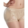 thumbnail image 5 of SAYFUT Women's Seamless Control Panties Shapewear Butt Lifter Padded Panty Enhancing Body Shaper Shaping Boyshorts, 5 of 8
