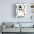 thumbnail image 3 of Jennifer Paxton Parker 'Folk Snowman Forest I' Canvas Art, 3 of 3