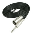 thumbnail image 4 of Miulika Instrument Cable Wire XLR 3-Pin to 1/4'' Male Mono Jack Plug Cable 0.3m-10m 1m, 4 of 9