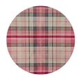 thumbnail image 4 of BANET Valentines Day Tablecloth Round  Romantic Buffalo Plaid Tablecloth Washable Polyester White and Pink Checkered Decorative Table Cloth for Home Kitchen Dining Table Outdoor Party Patio 38"-42, 4 of 8