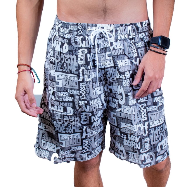 Short De Baño Estampado. Bañador Para Hombre