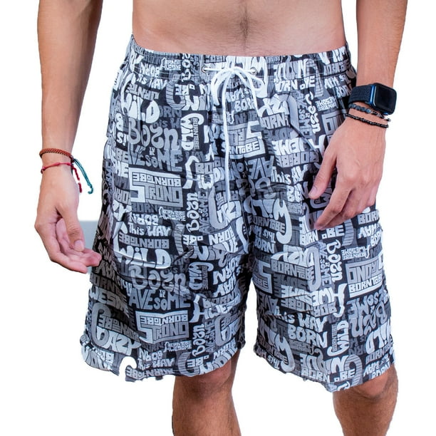 Short De Baño Estampado. Bañador Para Hombre