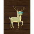 thumbnail image 3 of Robinson, Tamara 15x18 Black Modern Framed Museum Art Print Titled - Hipster Deer, 3 of 5