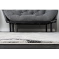 thumbnail image 3 of LaDole Rugs Modern Geometric Area Rug, Diamond Pattern, Dark Light Grey, 2x3 to 9 by 12 feet, Stain- and Fade-Resistant, Machine-Woven, 1 Count, 3 of 7