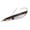 Black Silver, variant on Sinking Metal Fishing Spoon Lure, Weedless Hard Bait with Single Hook for Bass Pike Trout Walleye, Orange Gold, 0.70 oz, 3.35 Inch