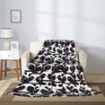 thumbnail image 2 of Rateoe Panda Pattern Flannel Throw Blanket, Ultra-soft Blanket for Bed, Couch, Car, Hypoallergenic Anti-pilling blanket-40"x30"(Vertical), 2 of 6