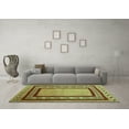 thumbnail image 3 of Ahgly Company Indoor Rectangle Abstract Light Blue Contemporary Area Rugs, 5' x 8', 3 of 4
