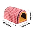 thumbnail image 3 of Kedshhgu Self Warming Cat Bed Pet Mat Washable Thermal Pad Suitable for Both Summer and Winter, Fluffy Dog Throw Blankets for Outdoor and Indoor Small Cat Puppy Pets, 10.62" × 13.77" × 9.84", 3 of 6