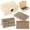 Brown Card, variant on 52 Pcs Rustic Wedding Advice Cards and Wooden Box Set with 51 Rustic Cards and 1 Wooden Box for Bridal Shower, Well Wish Cards for Bride and Groom, Party Decorations for Wedding Birthday Christmas