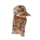 thumbnail image 5 of Sombrero para el sol con cubrebocas desmontable y solapa para el cuello para senderismo, caminatas y desplazamientos. marrón, 5 of 9