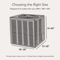 thumbnail image 2 of Covermates Outdoor Full AC Cover - 38"W x 38"D x 40"H, Water-Resistant, Rip-Resistant, 2 of 8