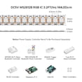 thumbnail image 4 of BTF-LIGHTING WS2812B Tira de luces LED 1m 5m 30LEDs/m 60LEDs/m IP30 IP65 IP67 5050SMD Direccionable individualmente PCB blanco negro flexible Tira de píxeles LED a todo color Dream Color DC5V, 4 of 5