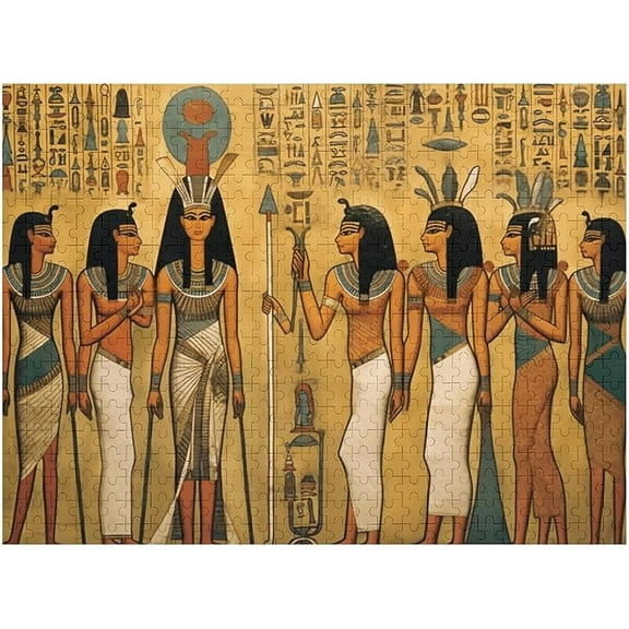 Puzzles For Adults 500 Pieces Ancient Egypt Queen I Am Formation Wooden Unique Design Art Difficult Indoor Challenge Funny Wall Gift Jigsaw Puzzle