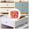 thumbnail image 5 of 4 Pieces Set Drawer Pulls Handle Square Wardrobe Cabinet Knobs with Stainless Steel Screws Furniture Kitchen Decor, 5 of 5
