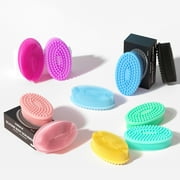 Soft Silicone Body Scrubber, Exfoliating Shower Scrubber for Cleansing Skin, Lathers Well