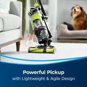 BISSELL Upright Vacuum, Pet Hair Eraser Turbo Pet Friendly, Bagless, Hard Floor and Carpet, with Tangle Free Brush Roll, Extension Wand, 2475, Grey