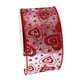 thumbnail image 2 of Cintas para el Día de San Valentín, cinta para coser, manualidades DIY, cintas para envolver de 1 1/2 pulgadas de ancho, cinta con forma de corazón , Fondo transparente, 2 of 8
