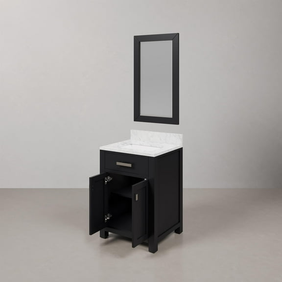 Water Creation Madison 24" Wood Single Bathroom Vanity in Espresso