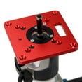thumbnail image 4 of Multifunctional Aluminium Router Table Insert Plate Woodworking Trimmer Electric Wood Milling Flip Plate For DIY Working Bench, 4 of 8