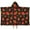 Red Strawberry Plants-2, variant on Red Strawberry Plants Fruit Pink Pattern Hooded Bath Towel,50"x30" for Ages 3 To 12 Kids, Quick Dry Lightweight Soft Microfiber Hood Beach Towel Cover Up for Kids