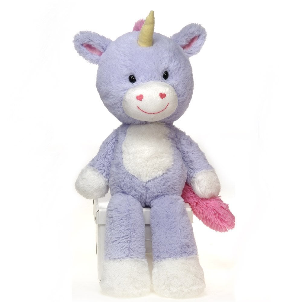 sitting unicorn plush