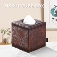 thumbnail image 2 of Rawiri Caja de pañuelos cuadrada, actualización 99% compatible de tamaño grande, moderno soporte para caja de pañuelos para servilletas de papel facial, organizador dispensador de hojas de secador de, 2 of 7