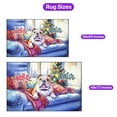 thumbnail image 5 of Watercolor Hello Winter Bulldog Chill Christmas Welcome Indoor Rug Dog Lover Gifts Idea Carpet Living Bed Room Sofa Home Decor - 00016, 5 of 5