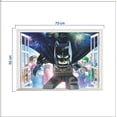 thumbnail image 3 of 3d Cartoon Batman Lego Fake Window Wallpaper para la decoración de la habitación,11 Feliz Sencillez, 3 of 5