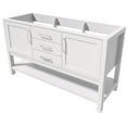 thumbnail image 4 of Ariel R060S-BC-WHT Bayhill 60" Single Free Standing Vanity Cabinet Only - White, 4 of 7