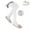 White, variant on Girls' Small Cable Pattern Opaque Nylon 2 Pair Pack Tights G12559 (White, XS (2-4 yrs))