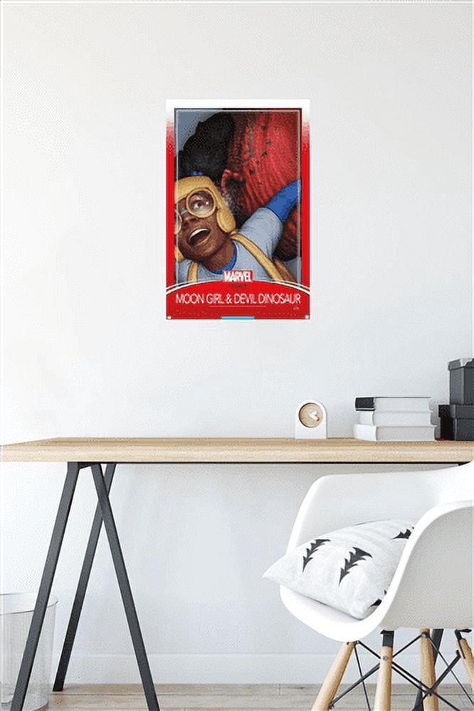 Marvel Moon Girl & Devil Dinosaur - Legacy Wall Poster, 14.725" x 22.375"