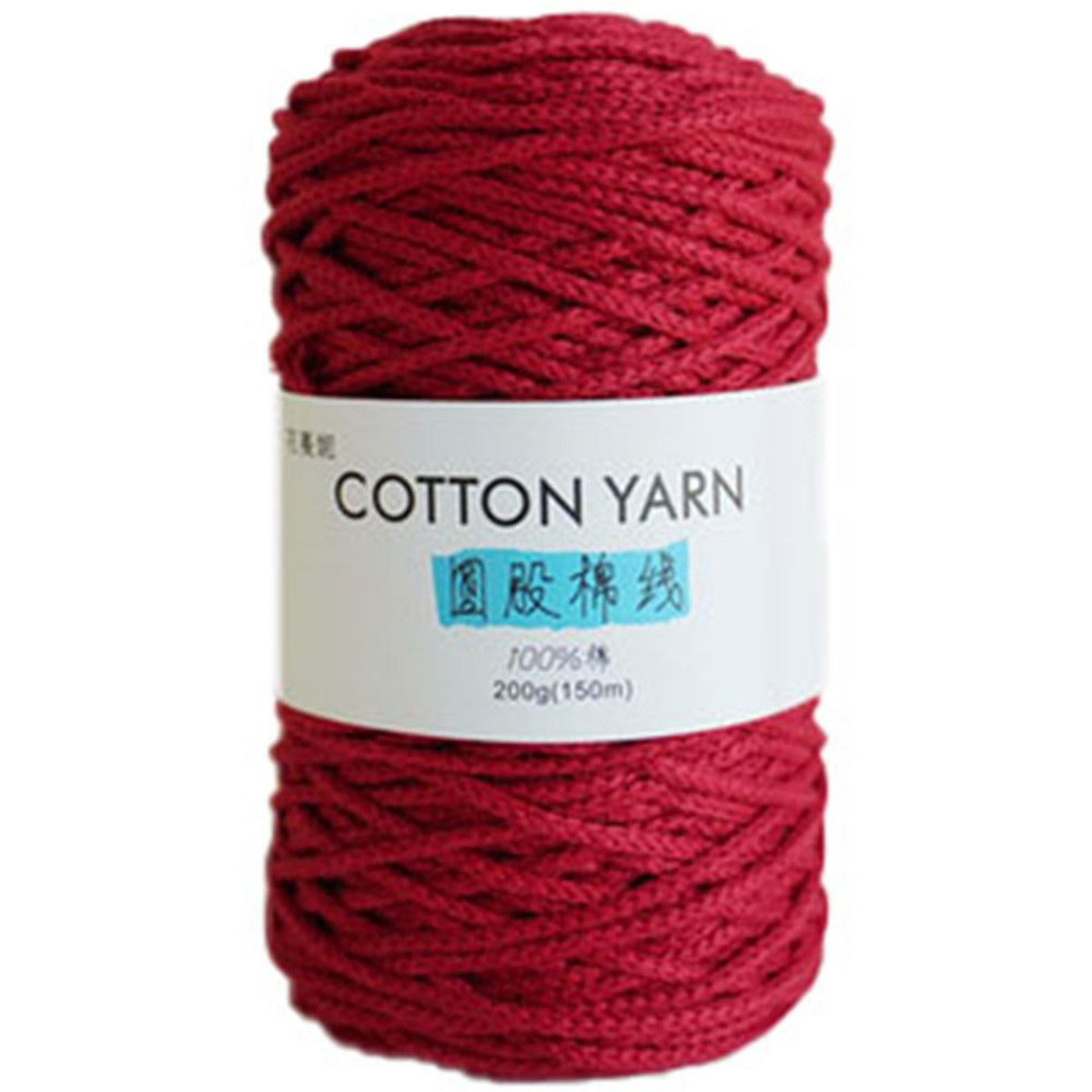 1PCS Soild Color Hollow Knitted Crochet Yarns Nylon Cord Polyester