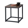 thumbnail image 1 of Homycasa Square End Table Nightstand - Dark Wood, 1 of 7