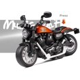 thumbnail image 2 of Mini Toy Motorcycle - Pull Back Toy Cars with Sound and Light Toy,Toy Motorcycles for Toddlers,Motorcycle Toys for Boys Age 3-9 (Orange), 2 of 5
